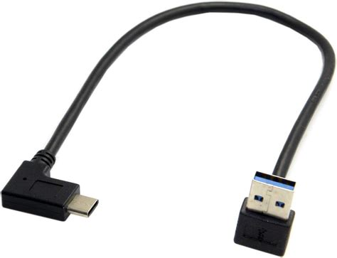 Câble De Données Usb 31 Usb C Réversible Coudé à 90 Degrés Vers Le