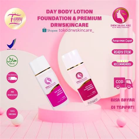 Jual Drw Skincare Putih Instan Lotion Day Hand Body Siang Foundation