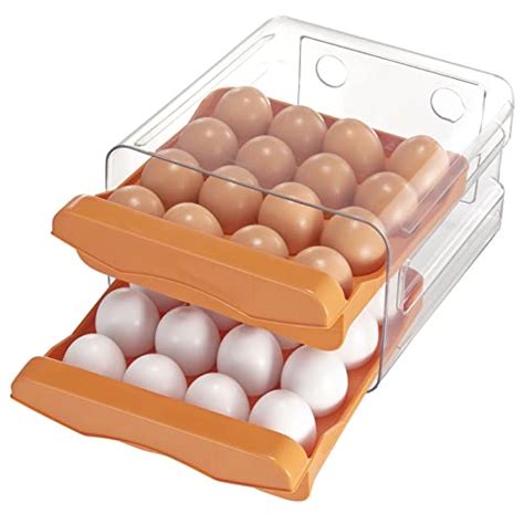 Hershuing Grid Capacity Egg Holder For Refrigerator Household Egg