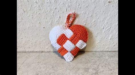 Tuto coeur entrelacé au crochet spécial gaucher