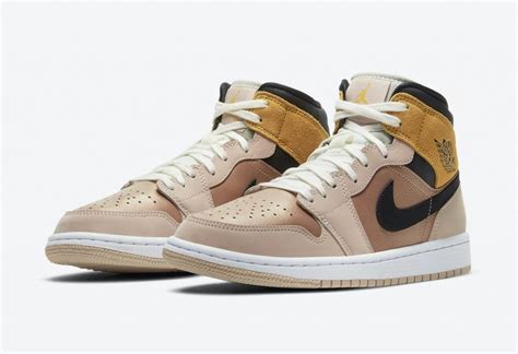 近日発売Nike Air Jordan 1 Mid SE Particle Beigeナイキ エア ジョーダン 1 ミッド SE