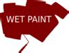 Wet Paint Sign Clip Art at Clker.com - vector clip art online, royalty ...