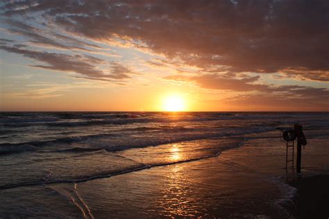 Mareggiata Al Tramonto Sabaudia Latina Italia Flickr