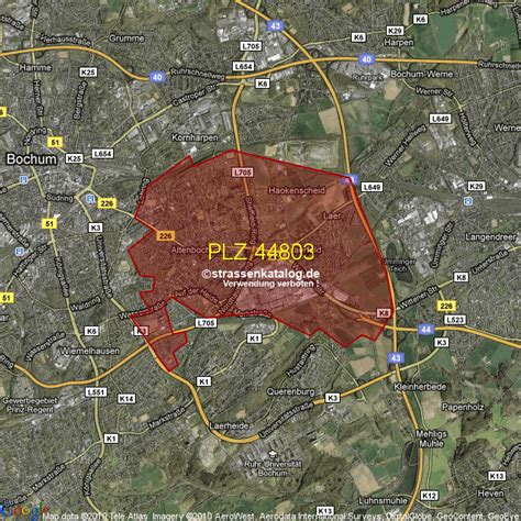 Postleitzahlgebiet 44803 - PLZ