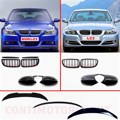 Bmw 3 Series E90 M Power Grill Mirror Spoiler Style Fit 316i 318i 320i 320si 325i 328i 330i 335i