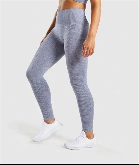 Blue Marl Vital Seamless Gymshark Xs Womens Fashion Leggings