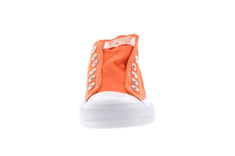 Dolcemodz Star Orange Nip Slip Womens White Orange Converse All The