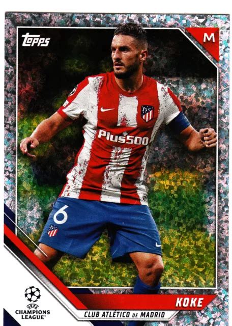 Koke Topps Uefa Champions League Ucl Sparkle Foil Atletico