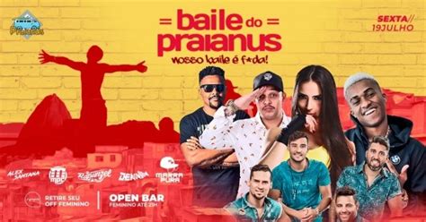 Baile Do Praianus C Mc Dennin Ei Gabi Em Belo Horizonte Sympla