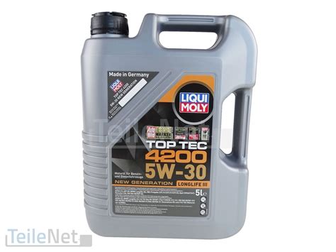 Liqui Moly X L W Motor L Top Tec Longlife Iii L New