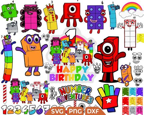 Number Blocks svg, numberblocks svg, Numberblocks characters svg - Free ...