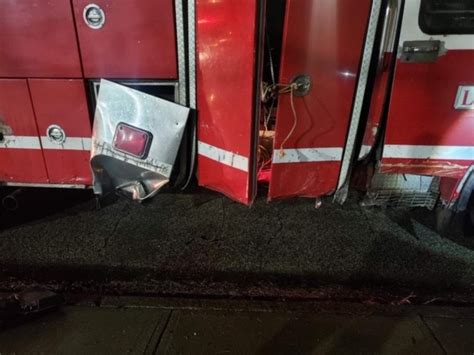 Driver Hospitalized After Crashing Into Cleveland Fire Truck Officials Say