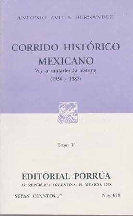 Corrido Historico Mexicano 5 Portada Puede Variar Sepan Cuantos