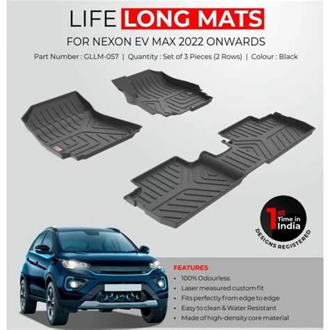 Buy Tata Nexon Ev Max Life Long Mats Car Accessories Online