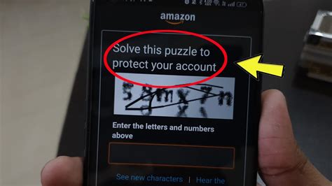 Amazon Solve This Puzzle Protect Your Account Captcha Problem Solved