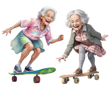 Happy Old People Clipart Png Files Commercial Use Transparent