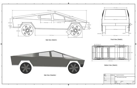 2024 Tesla Cybertruck Dimensions - Clea Melisa