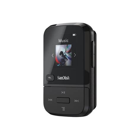 SanDisk Clip Sport Go - Digital player - 16 GB - black - Walmart.com - Walmart.com