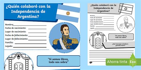 Día de la Independencia Argentina para niños Twinkl