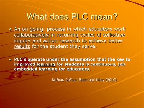 Ppt Professional Learning Communities Plc Powerpoint Presentation