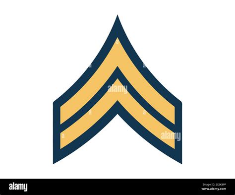 Corporal Rank Badge Silhouette Vector Art Stock Vector Image And Art Alamy