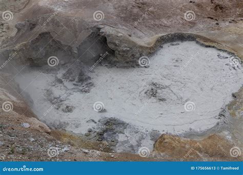 Muddy Thermal Pool At Yellowstone National Park Stock Image Image Of