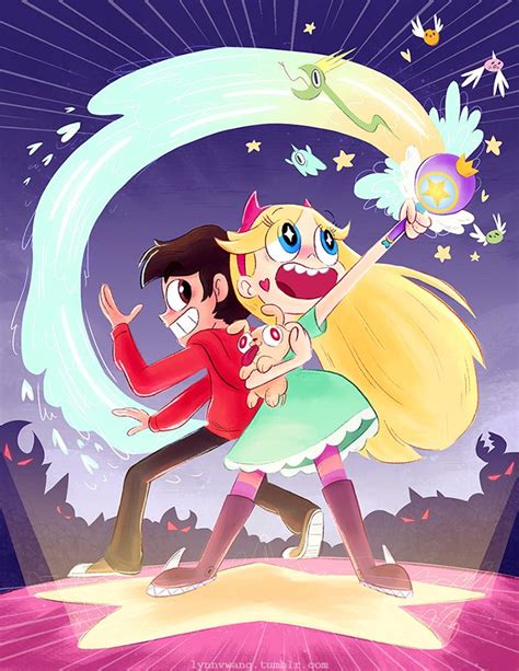 Star Y Marco Ilustra Es Star Vs As For As Do Mal Wallpaper De