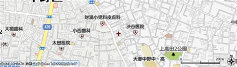 東京都中野区上高田2丁目42の地図 住所一覧検索｜地図マピオン