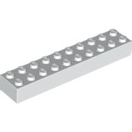 LEGO Vit Brick 1x10 4617855 LEGO Klossar Byggplattor LEGO Lösa