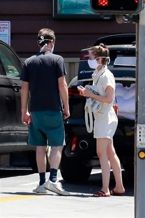 Lily Collins And Charlie Mcdowell Out In Los Feliz