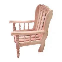 Teak Wood Single Seater Wooden Sofa Chair Without Cushion At Rs