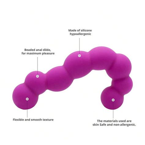 Brinquedos Sexuais Sexy Bolinhas Anais De Silicone Plug Anal Corrente