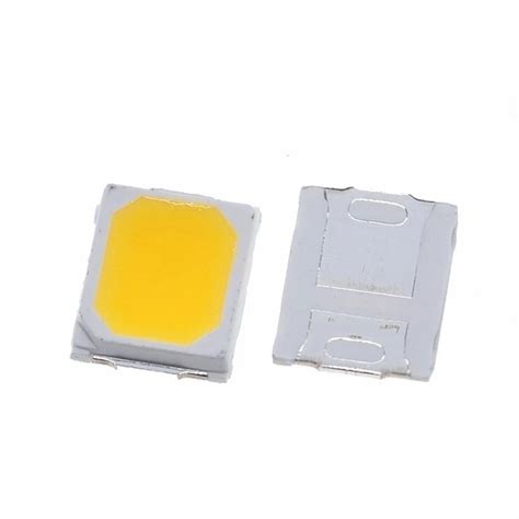 100pcs SMD LED 2835 칩 1W 3V 6V 9V 18V 120 130LM 백색 따뜻한 표면 실장 PCB 발광