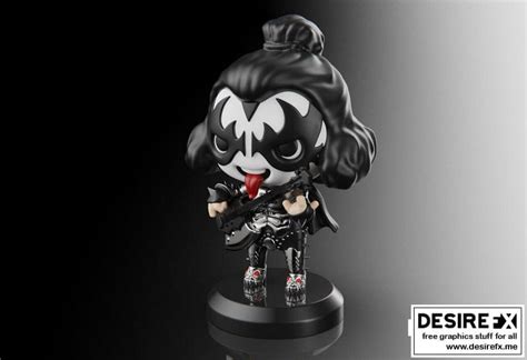 Desire FX 3d Models PlaKit KISS Gene Simmons