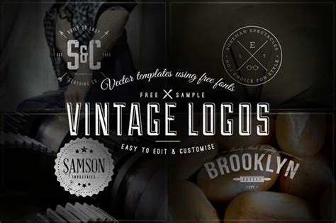 30 Free Vintage Logo Templates - Web Design Ledger