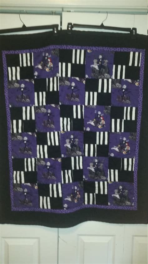 Nightmare Before Christmas Quilt by QBJill on Etsy