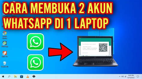 Cara Membuka Akun Whatsapp Di Laptop Youtube