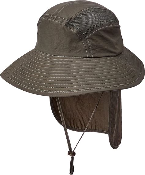 Chapeau de pêche avec rabat de cou et protection solaire UPF 50 pour