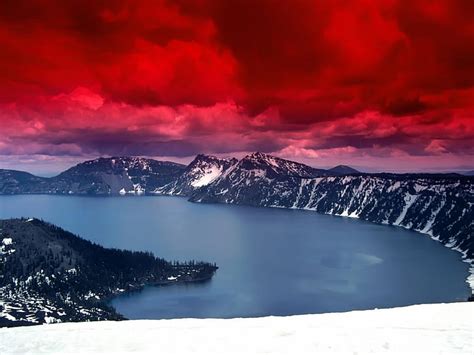 Hd Wallpaper Scarlet Skies Scarlet Skies Nature Sky Hd Art Wallpaper