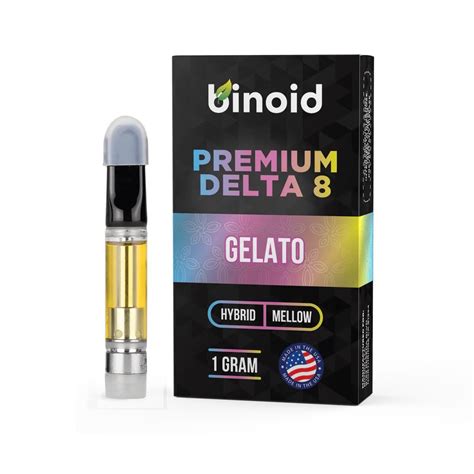 Binoid Delta Thc Vape Cartridge Gelato Weed