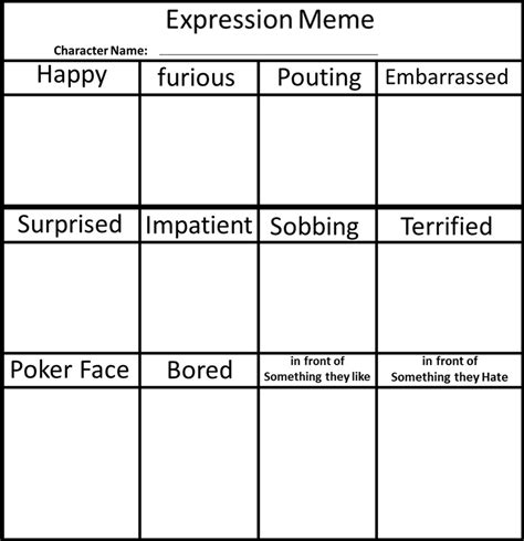 Expression Meme Base By Rotommowtom By Rotommowtom On Deviantart