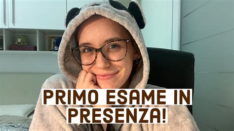 IL MIO PRIMO ESAME IN PRESENZA vlog mercoledì 27 aprile 2022 YouTube