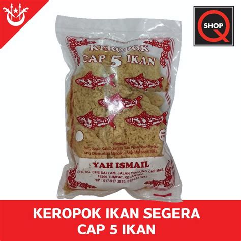 Keropok Ikan Segera Tumpat Cap Ikan Paket Biasa Shopee Malaysia