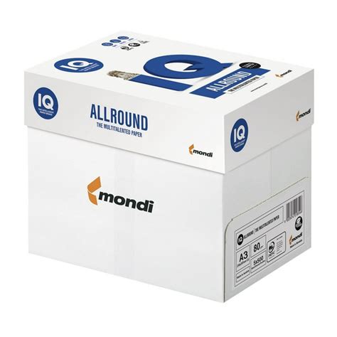 Бумага офисная IQ Allround, 500 листов, А4 Класс B 5*500листов купить ...