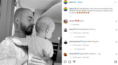 “eres Lo Mejor Que Me Ha Pasado” Así Celebró J Balvin El Primer