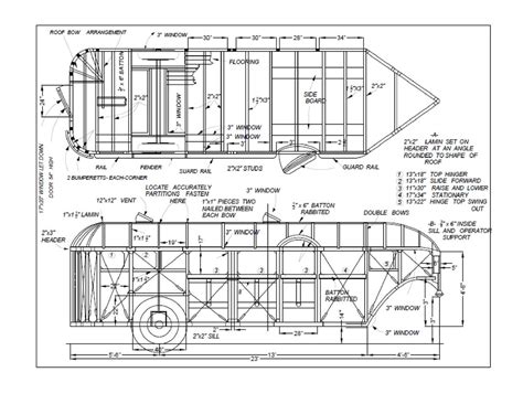 23 Gooseneck Camper Trailer Diy Plans Camping Rv Caravan Etsy