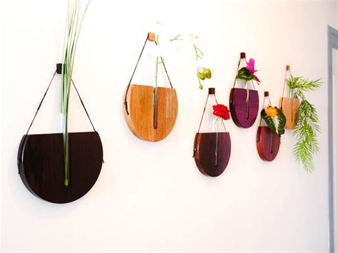 Circular Wooden Wall Indoor Planters Hanging Planter Hanging - Etsy