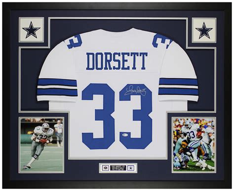 Tony Dorsett Autographed And Framed Dallas Cowboys Jersey