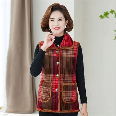 Winter Warm Vest Women Sleeveless Jacket Warm Waistcoat Cotton Vest Female Sleeveless Coat Thick