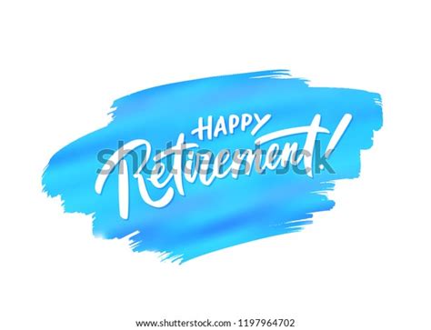 Happy Retirement Banner Stock Vector (Royalty Free) 1197964702